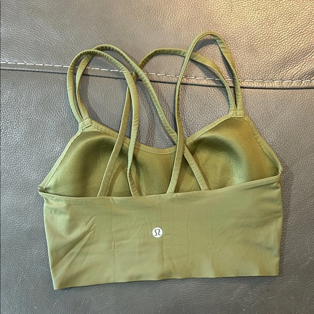 Lululemon Energy Longline Sports Bra. B/C. Pit to pit 13” - Picture 2 of 3